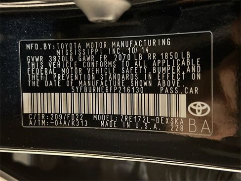 Used 2015 Toyota Corolla S image 27