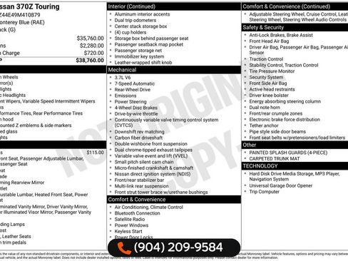 Used 2009 Nissan 370Z Touring image 35