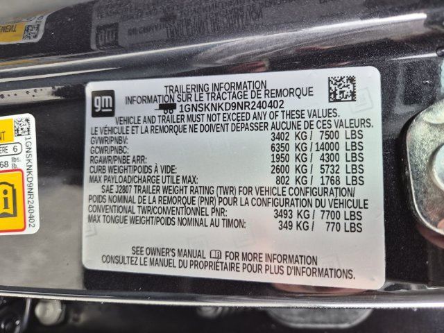 Used 2022 Chevrolet Tahoe LT AWD/4WD image 25
