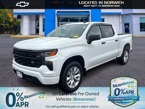 Certified 2022 Chevrolet Silverado 1500 Custom AWD/4WD image 1