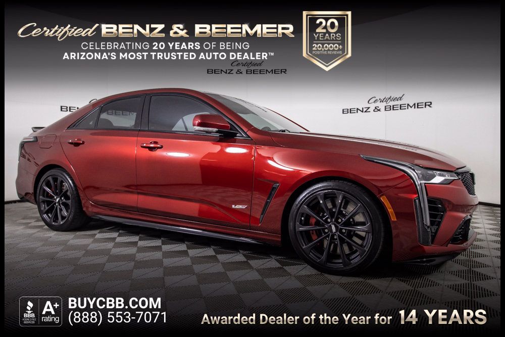 Used 2022 Cadillac CT4 V Blackwing w/ Driver Assist Package RWD image 1