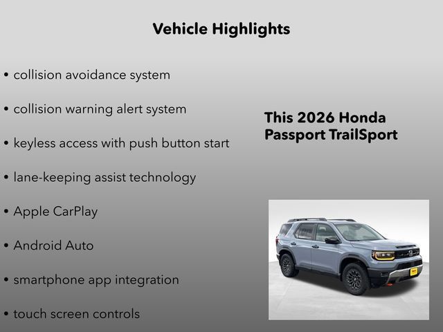 New 2026 Honda Passport TrailSport image 10