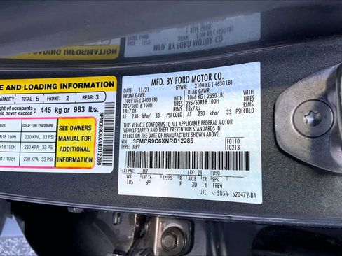 Used 2022 Ford Bronco Sport Outer Banks w/ Tech Package image 60