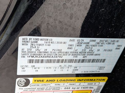 Used 2024 Ford Expedition Max Limited image 36