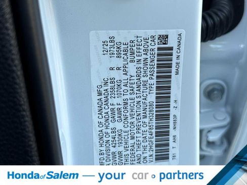 New 2026 Honda Civic Sport image 26