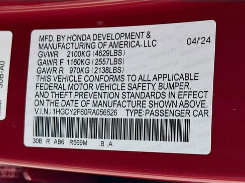 Used 2024 Honda Accord EX-L image 12