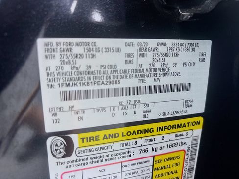 Certified 2023 Ford Expedition Max Limited RWD image 35
