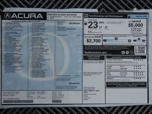 New 2026 Acura RDX Advance Package image 9