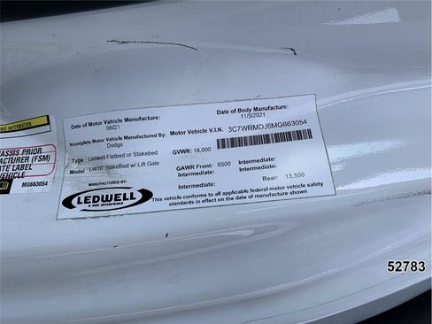 Used 2021 RAM 5500 Tradesman RWD image 19
