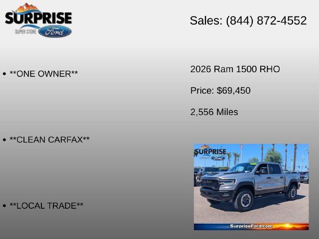 Used 2026 RAM 1500 RHO w/ RHO Level 1 Equipment Group AWD/4WD image 6