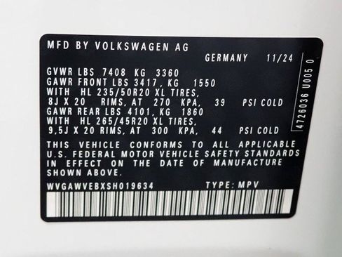 Used 2025 Volkswagen ID. Buzz Pro S image 68