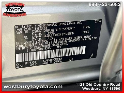 Used 2022 Toyota RAV4 XLE w/ Convenience Package AWD/4WD image 23