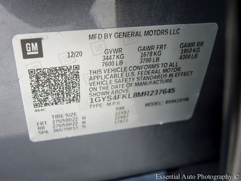 Used 2021 Cadillac Escalade Sport w/ Driver Assist Tech Package AWD/4WD image 44