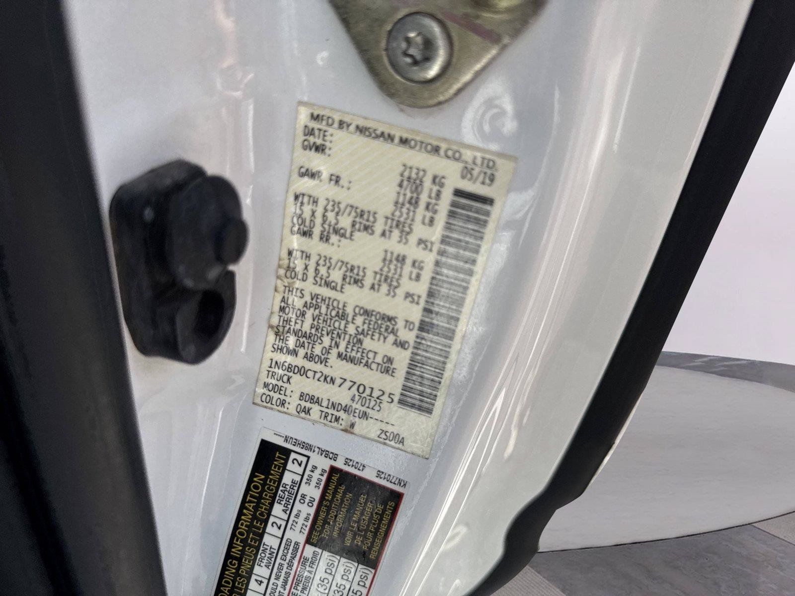Used 2019 Nissan Frontier S RWD image 33