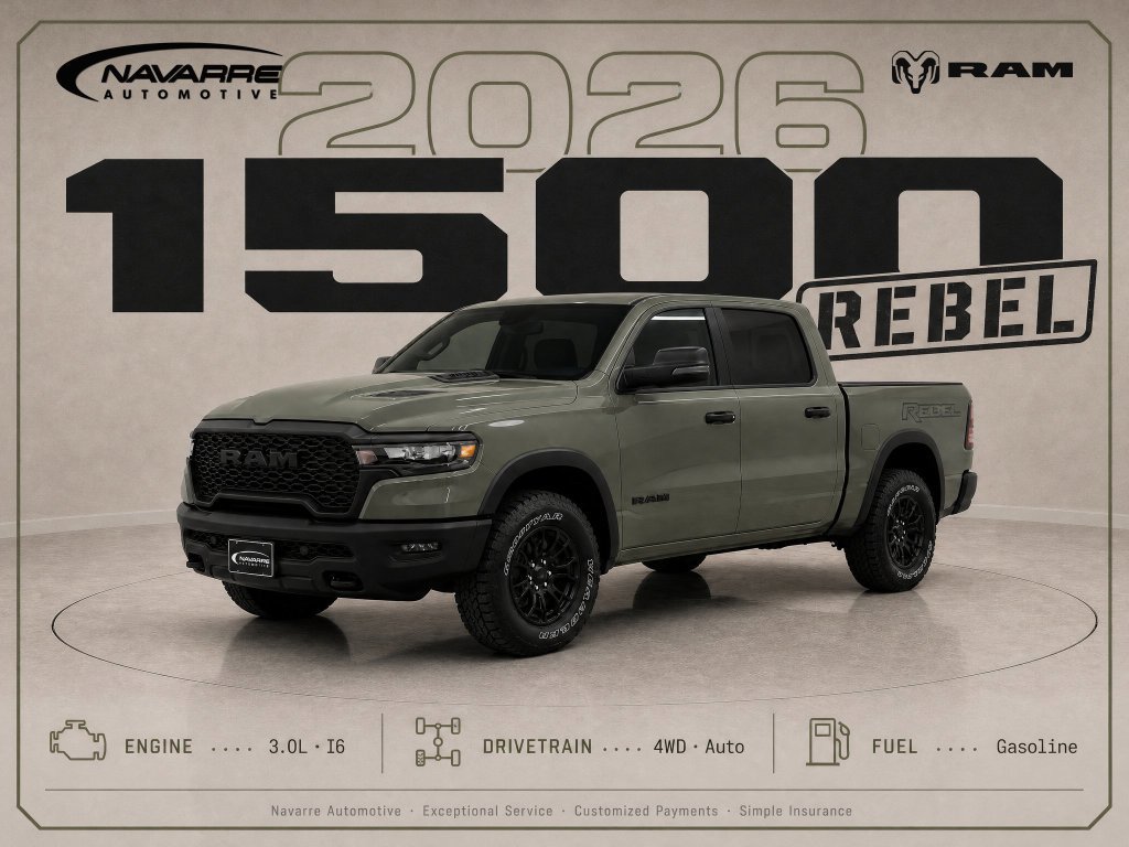 Used 2026 RAM 1500 Rebel w/ Rebel Level 1 Equipment Group AWD/4WD image 1