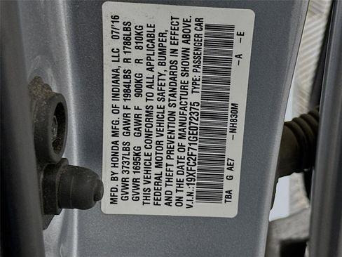 Used 2016 Honda Civic EX image 22