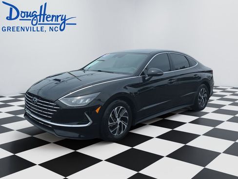 Used 2022 Hyundai Sonata Blue FWD image 1