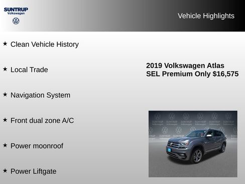 Used 2019 Volkswagen Atlas SEL Premium AWD/4WD image 7