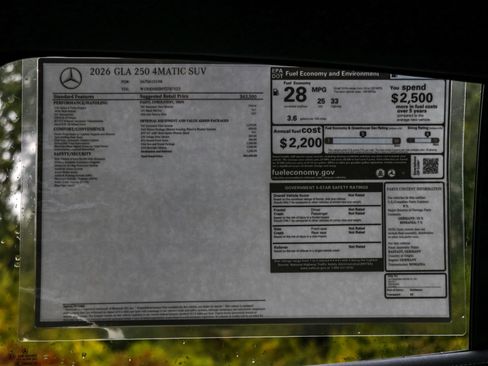 New 2026 Mercedes-Benz GLA 250 4MATIC image 15