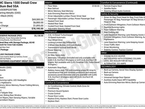 Used 2023 GMC Sierra 1500 Denali w/ Denali Reserve Package AWD/4WD image 22