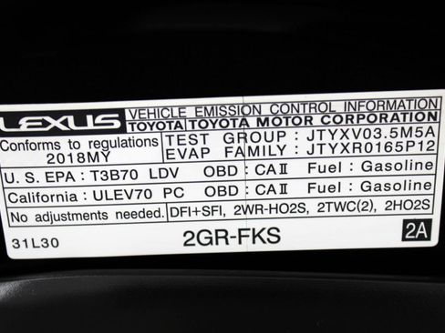 Used 2018 Lexus GS 350 F Sport RWD image 79