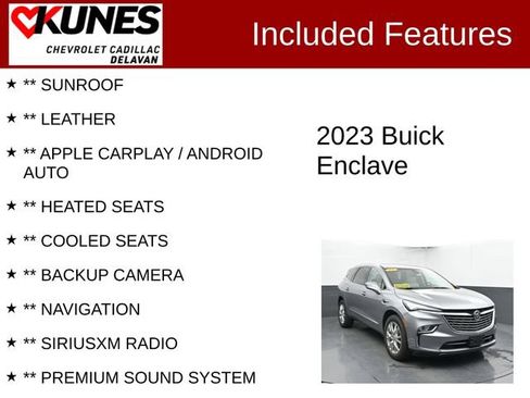 Used 2023 Buick Enclave Premium w/ Experience Buick Package FWD image 3