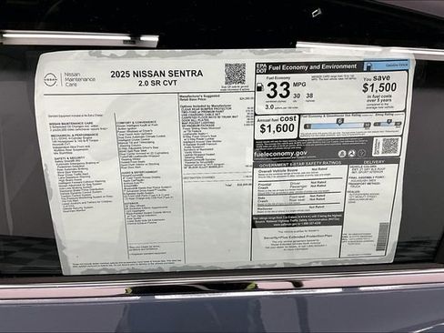 New 2025 Nissan Sentra SR w/ SR Premium Package image 38