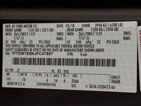 Used 2018 Ford F150 XL w/ XL Power Equipment Group AWD/4WD image 42