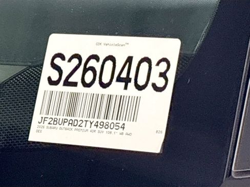 New 2026 Subaru Outback Premium image 24