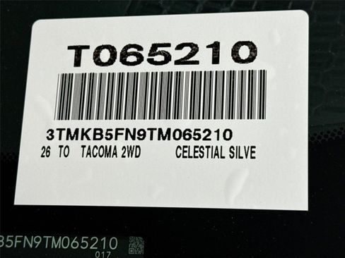 Certified 2026 Toyota Tacoma TRD Sport RWD image 41
