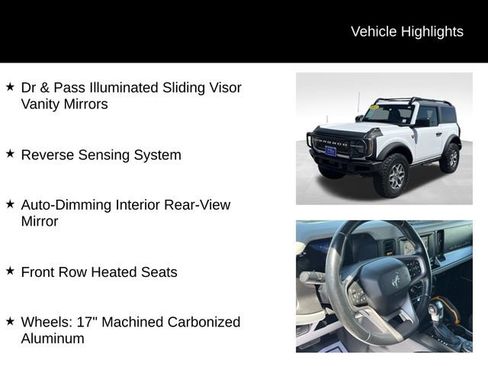 Certified 2021 Ford Bronco Badlands AWD/4WD image 15