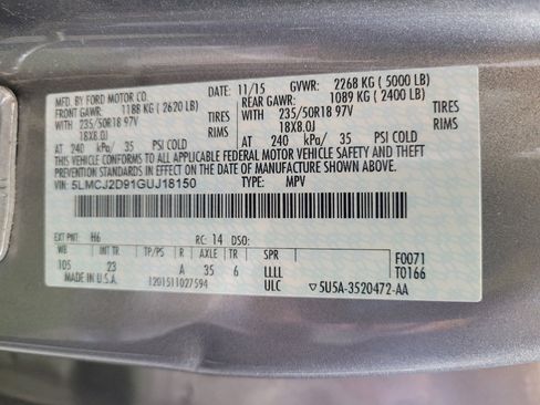 Used 2016 Lincoln MKC Select w/ Lincoln MKC Climate Package AWD/4WD image 33