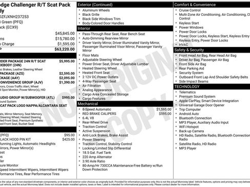 Used 2022 Dodge Challenger R/T Scat Pack RWD image 27