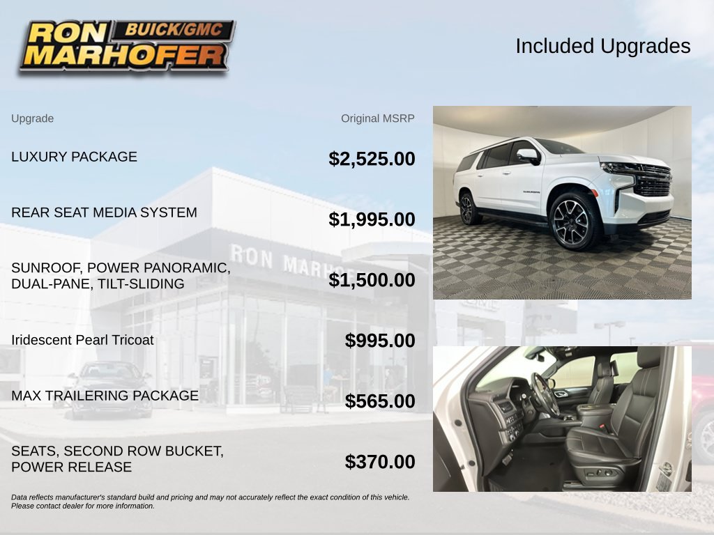 Used 2022 Chevrolet Suburban RST w/ Luxury Package AWD/4WD image 6