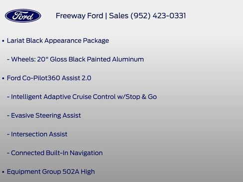 Used 2023 Ford F150 Lariat w/ Equipment Group 502A High image 14