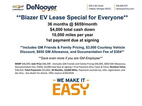 New 2025 Chevrolet Blazer EV LT FWD image 3