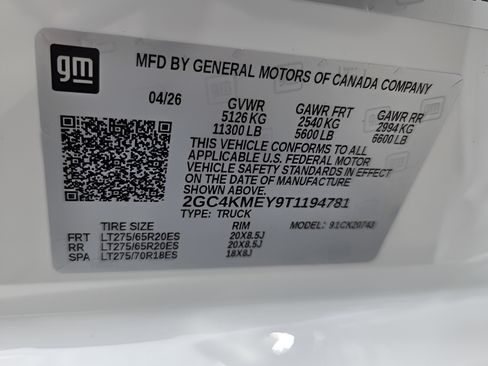 New 2026 Chevrolet Silverado 2500 Custom w/ Custom Value Package AWD/4WD image 16