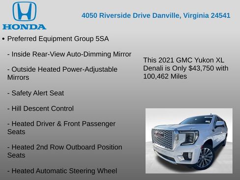 Used 2021 GMC Yukon XL Denali image 12