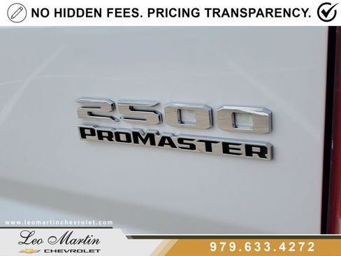 Used 2025 RAM ProMaster 2500 w/ U-Haul Equipment Group FWD image 5