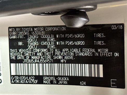 Used 2018 Toyota 4Runner Limited image 32