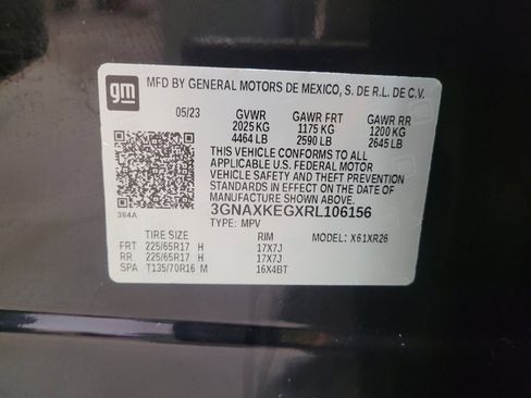 Used 2024 Chevrolet Equinox LT w/ LPO, Floor Liner Package FWD image 33