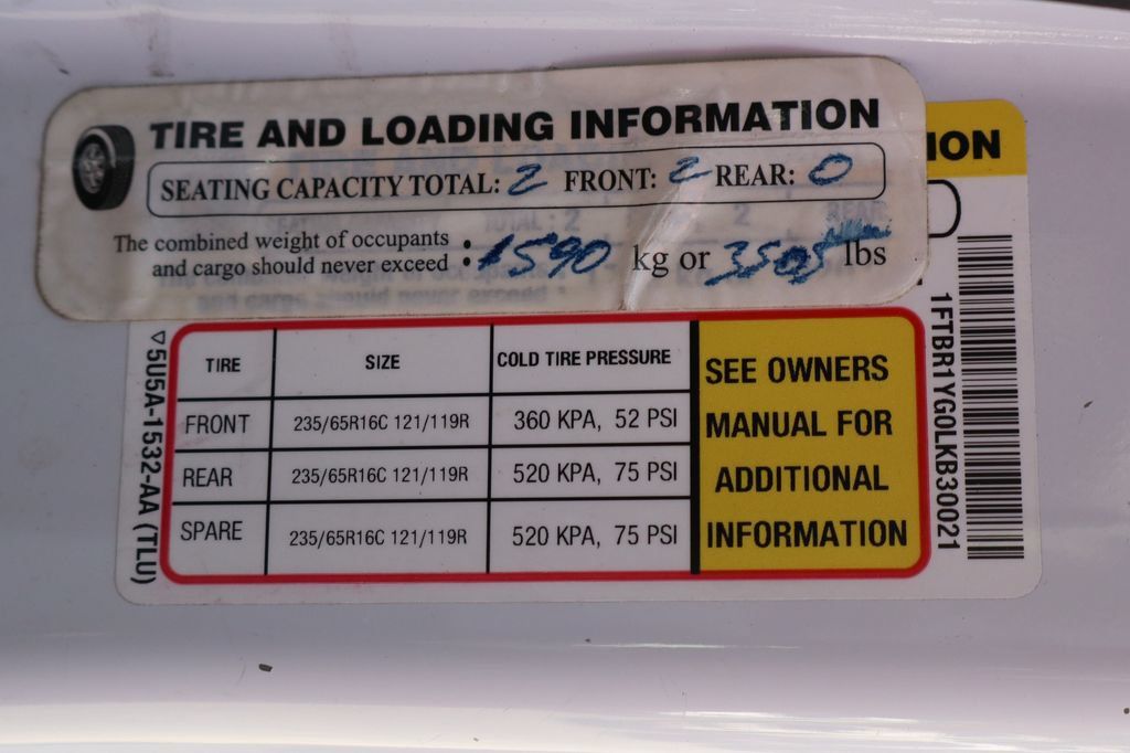 Used 2020 Ford Transit 250 Low Roof w/ Load Area Protection Package RWD image 46