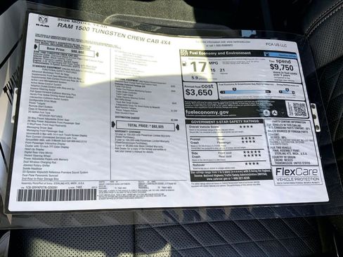 New 2026 RAM 1500 Tungsten AWD/4WD image 19