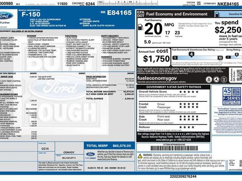Used 2022 Ford F150 XLT w/ Equipment Group 302A High AWD/4WD image 3