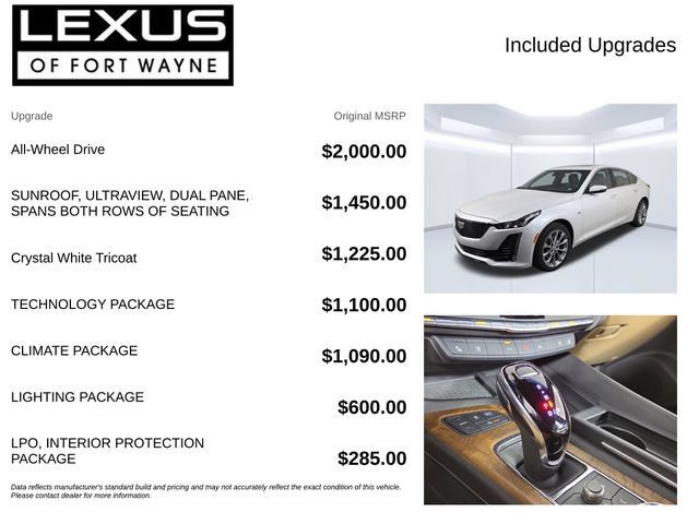 Used 2022 Cadillac CT5 Premium Luxury w/ Technology Package AWD/4WD image 4