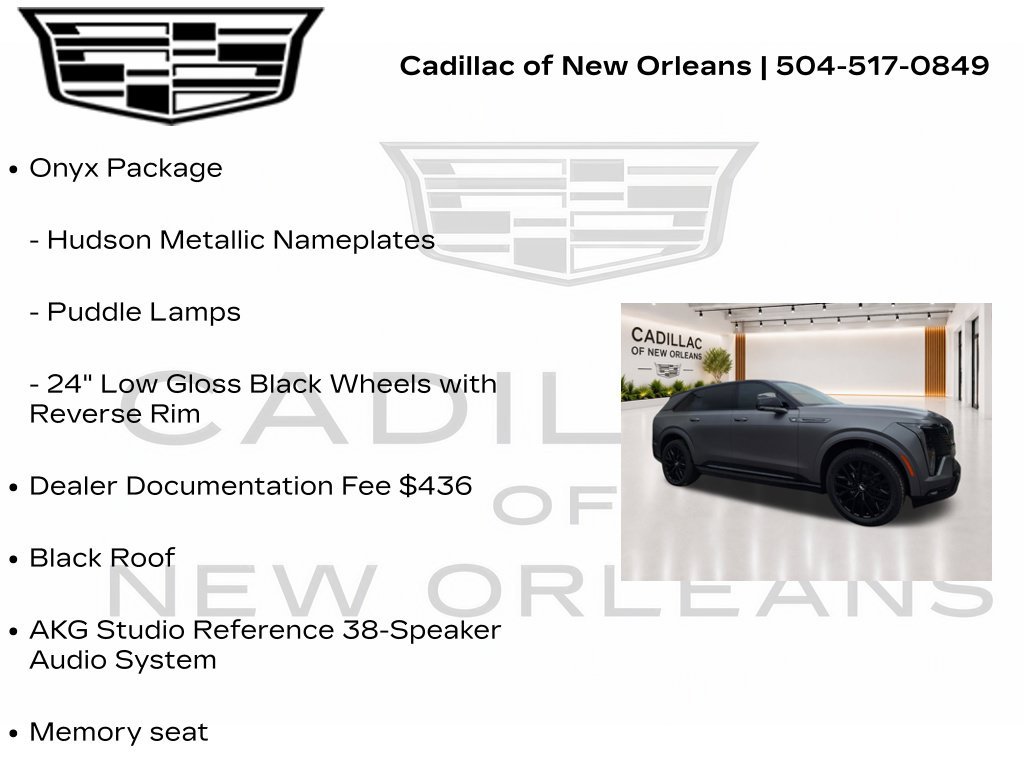 New 2026 Cadillac Escalade IQ Sport 2 w/ LPO, ONYX Package AWD/4WD image 7