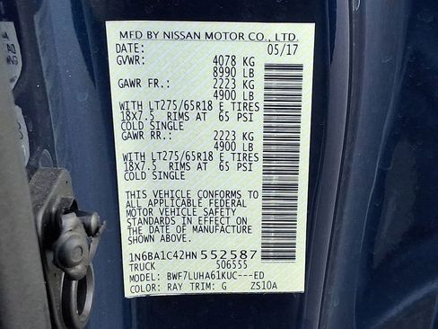 Used 2017 Nissan Titan PRO-4X image 18