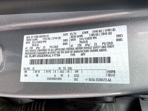 Used 2024 Lincoln Corsair Grand Touring w/ Equipment Group 301A image 30