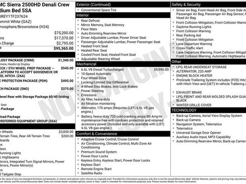 New 2026 GMC Sierra 2500 Denali w/ Technology Package AWD/4WD image 10