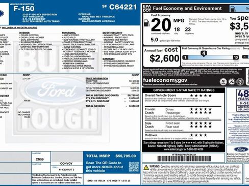 New 2025 Ford F150 STX w/ Equipment Group 201A FX4 image 2
